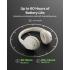 Belkin SoundForm Isolate Active Noise-Cancelling Wireless Headphones, over ear headphones with mic, Bluetooth headphones with 60H playtime, deep bass, CloudCushion ear cups for travel, home, office - White